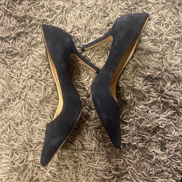 Nine West heels - blue suede - Picture 2 of 3